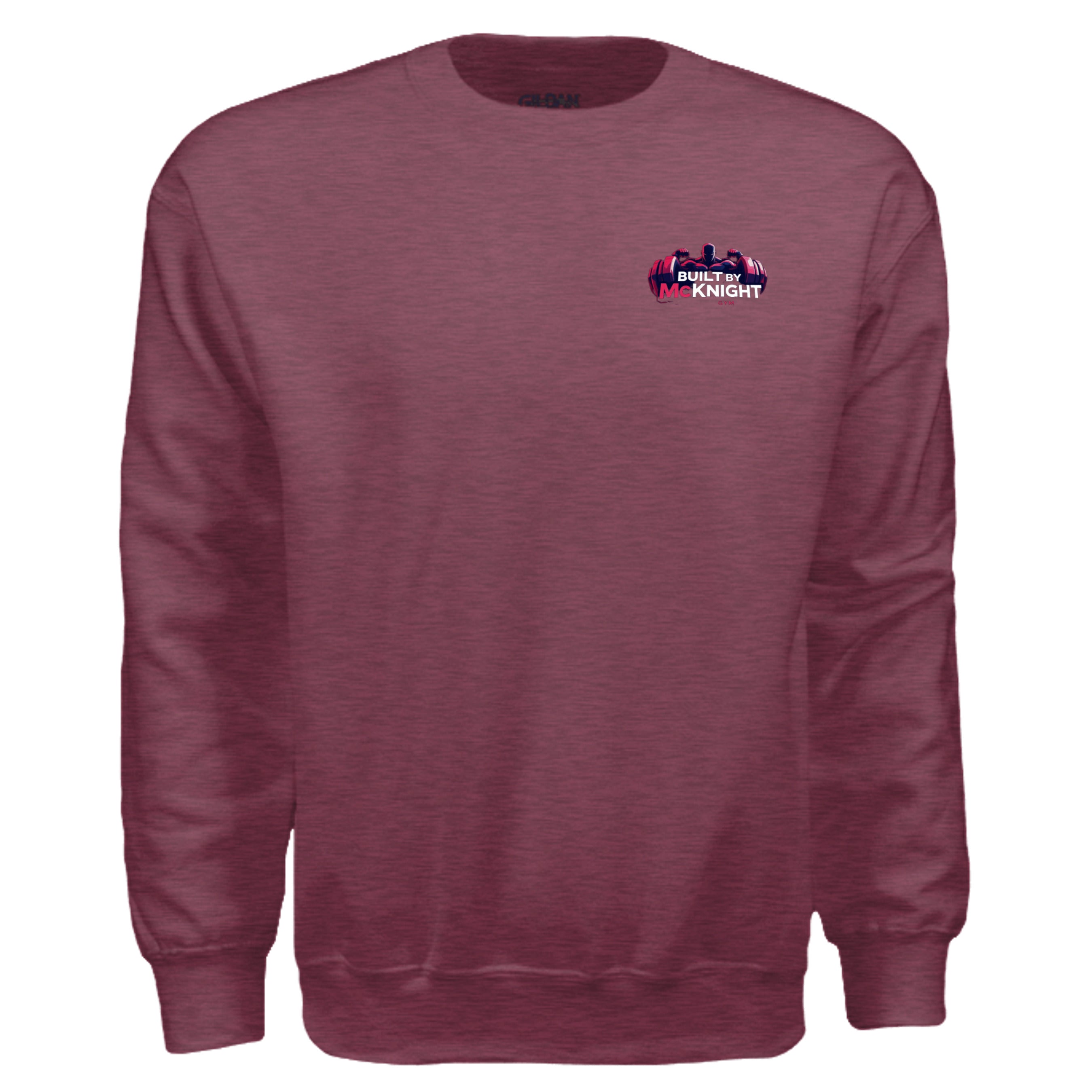 Heather Sport Dark Maroon - G180 - FRONT